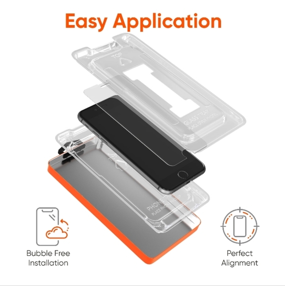 Glass Screen Protector iPhone 6plus, 6Splus, 7plus, 8plus - Picture 6 of 6